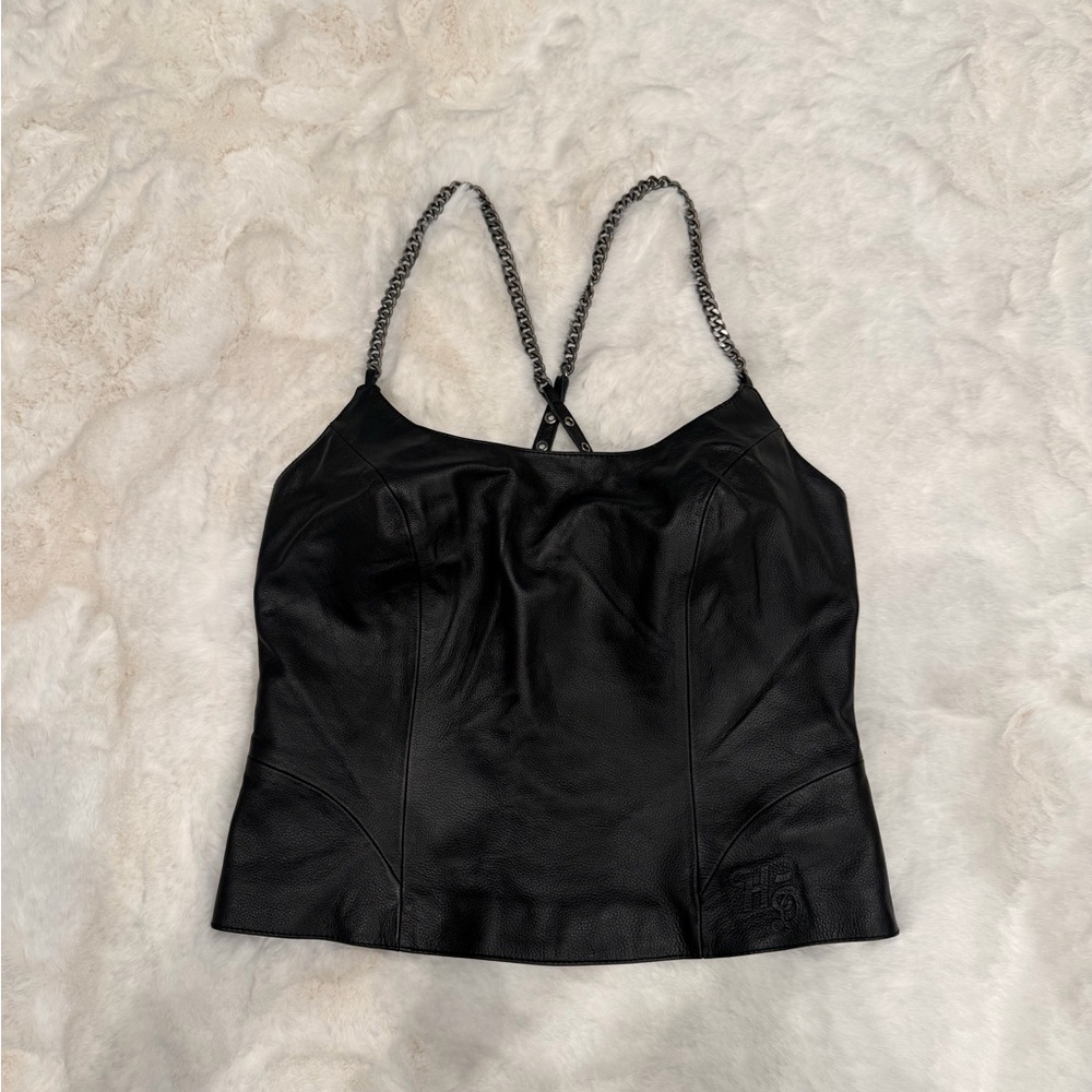 Vintage Harley-Davidson Women’s Tank Top w Chain Straps Sz XS